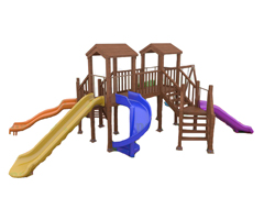 10-51512 - Ahşap Çocuk Oyun Parkı (Klasik Seri)