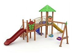 05-51555-Ahşap Seri Çocuk Oyun Parkı