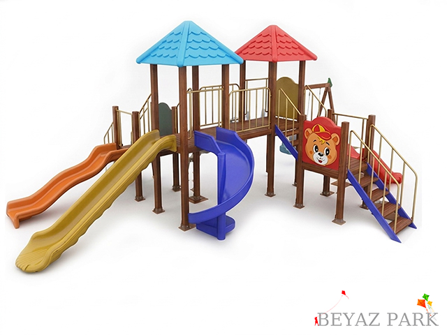 07-51557-Ahşap Seri Çocuk Oyun Parkı
