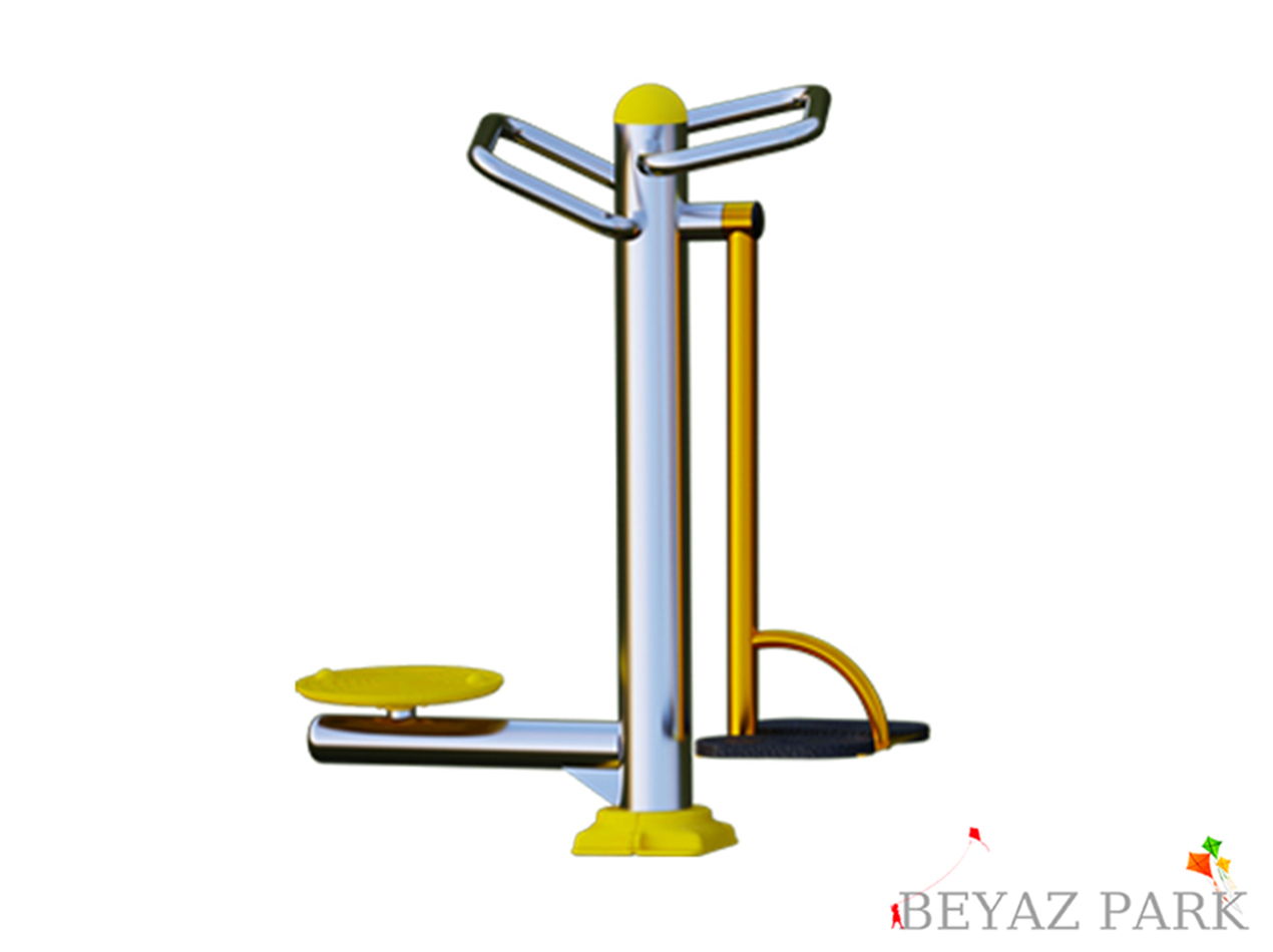 13- Ayakta Bel Esnetme ve Yan Salınım Spor Aleti