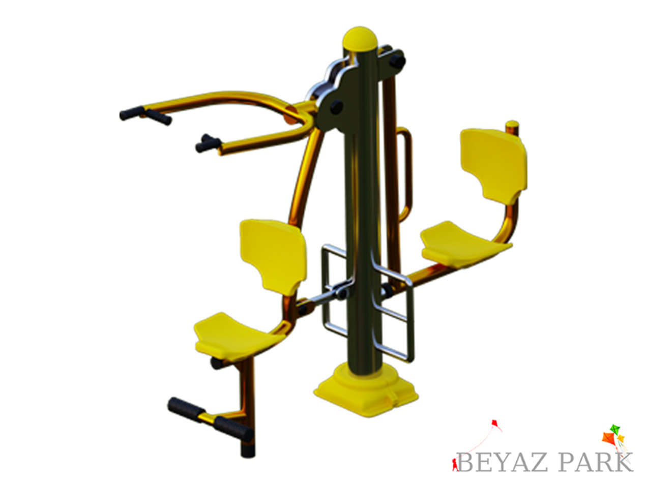 19- Bacak İtme ve Omuz - Göğüs Geliştirme Spor Aleti