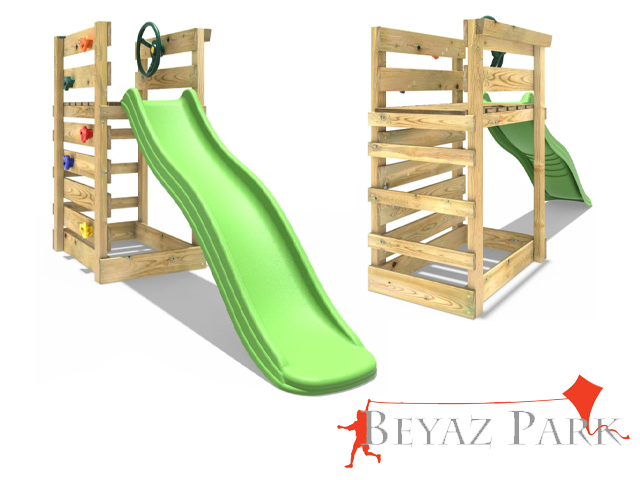 02 - 30602 - Ahşap Bahçe Kaydırak