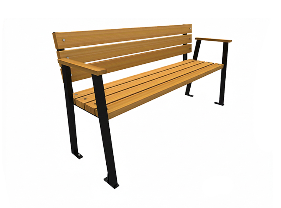 04 - Metal Ayak Bank 140(L)x40(W)x80(H)