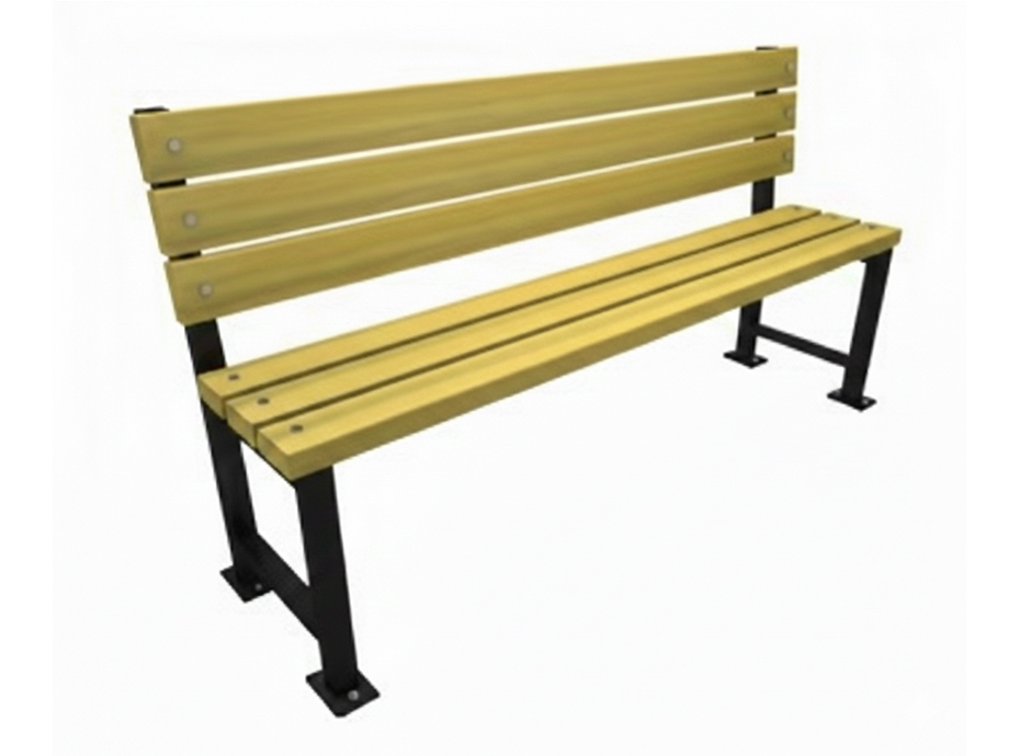 03 - Metal Ayak Bank 140(L)x30(W)x85(H)