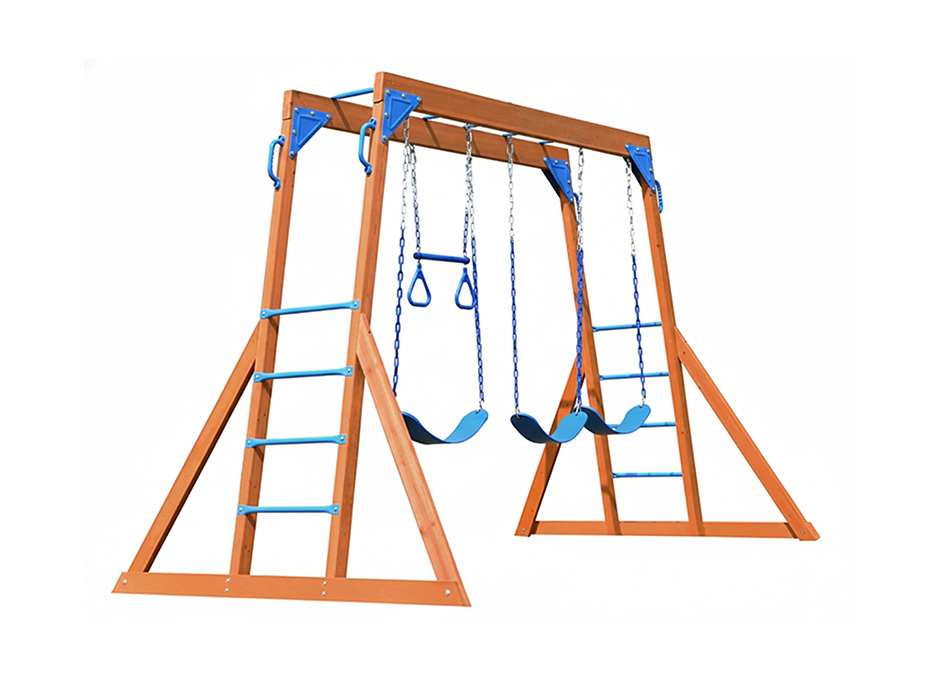 09-30670 Üçlü Ahşap Salıncak Seti