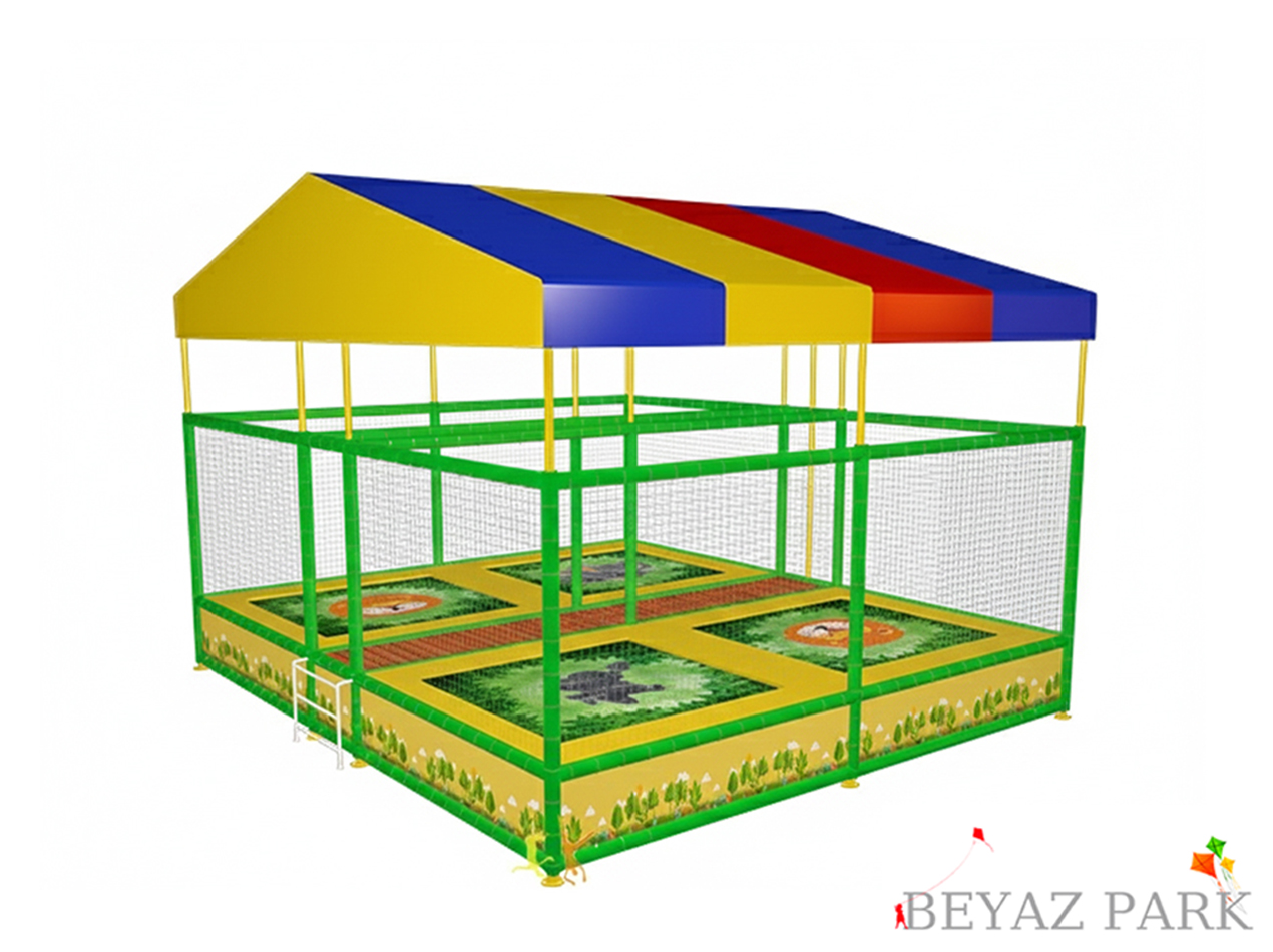 09 - Çatılı Trambolin - Dörtlü