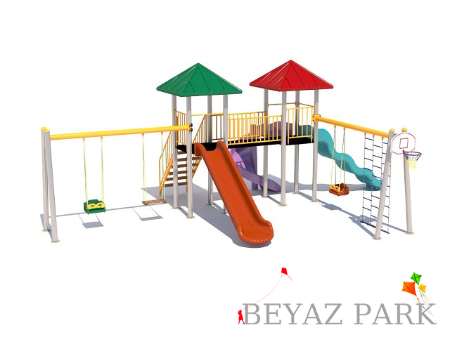 12 - 50862 Ekonomik Seri Çocuk Oyun Parkı
