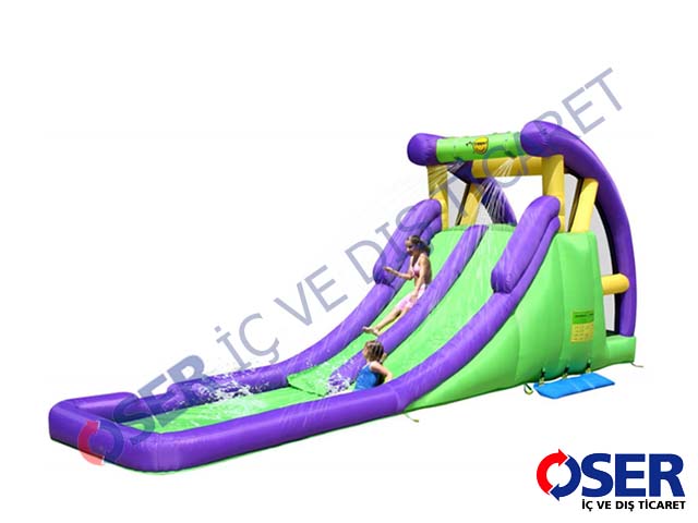 30742   -  Şişme Oyun Parkı (Sulu İkiz Kaydırak)