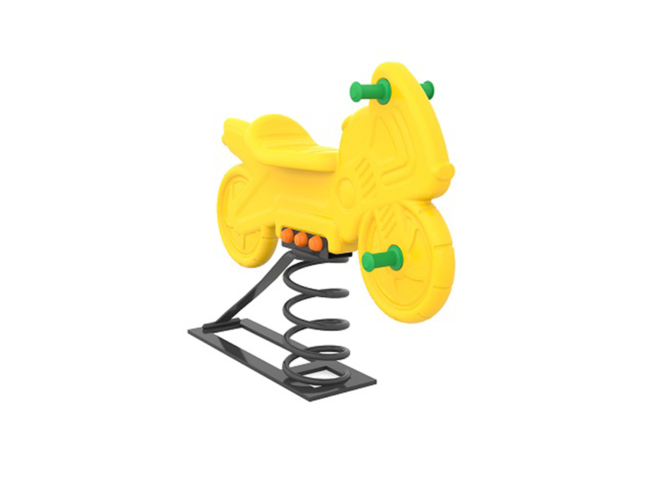 9 - Ekonomik Yaylı Park Zıpzıp (Pollietilen Motor Figürlü)