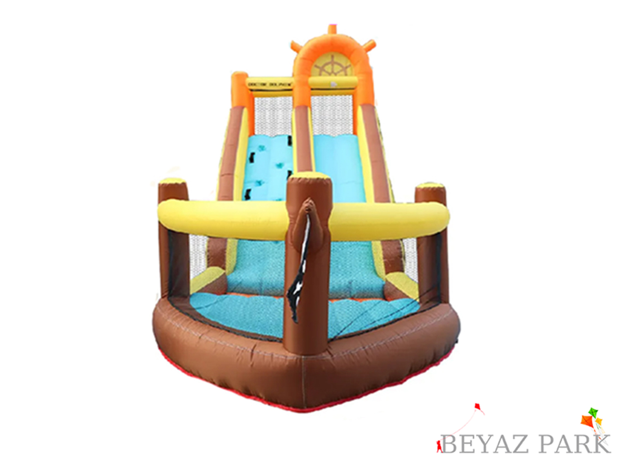 40 - 30525 - Şişme Oyun Parkı (Gemi Kaydıraklı Oyun Parkı)