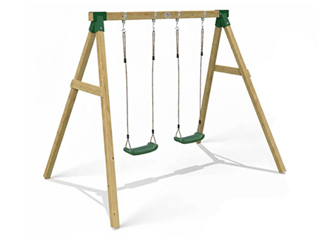 04 - 30610 - Ekonomik Ahşap Salıncak Seti İkili