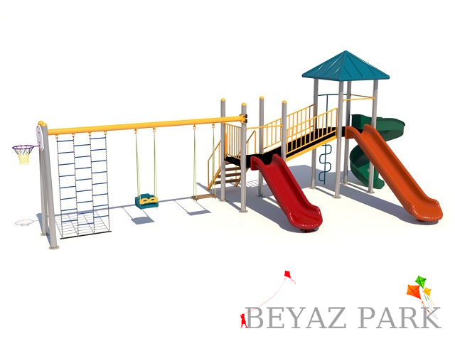 08 - 50858 Ekonomik Seri Çocuk Oyun Parkı