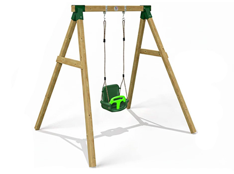 03 - 30605 - Ekonomik Ahşap Bebek Salıncak Seti