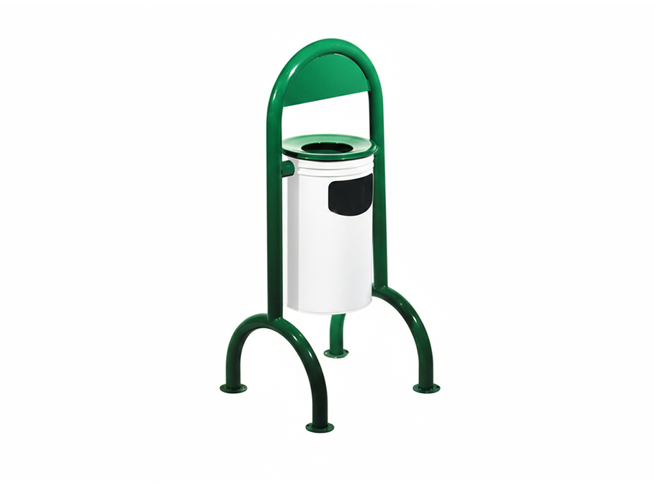 04 - Dış Mekan Metal Çöp Kovası