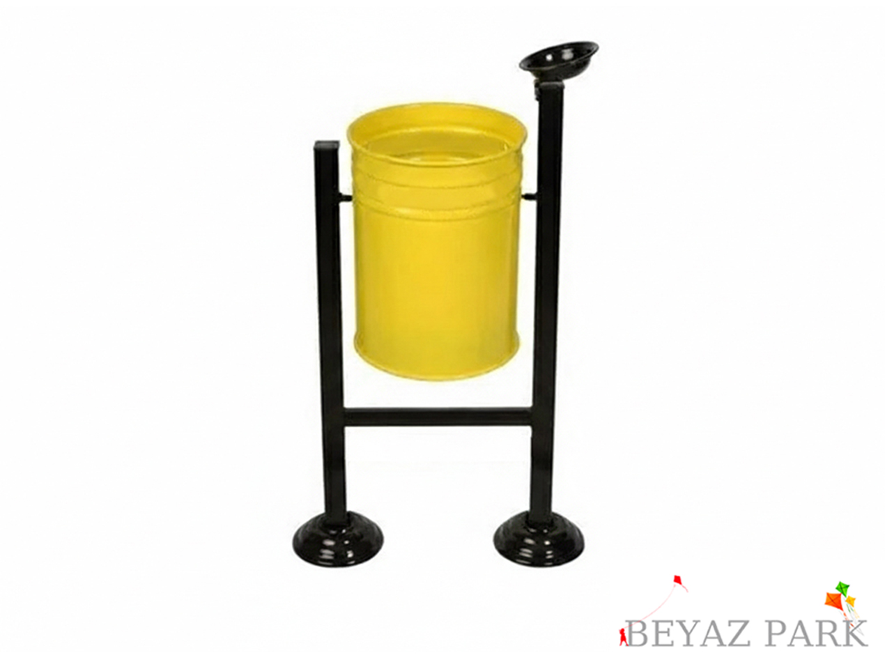 01-Dış Mekan Metal Çöp Kovası