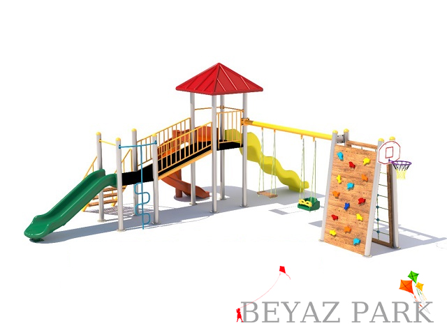 10 - 50860 Ekonomik Seri Çocuk Oyun Parkı 