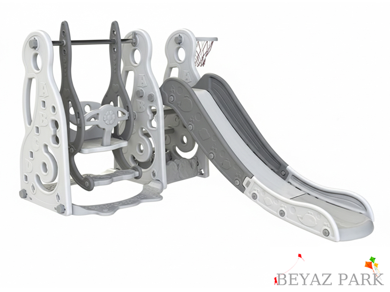 11 - 20538 - Alfabe Potalı Salıncak-Kaydırak Seti